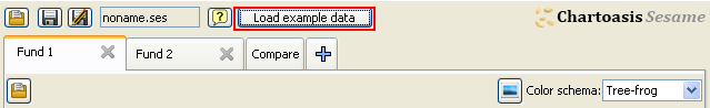 button for loading example data