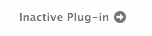 Macintosh may complain about inactive plugin 